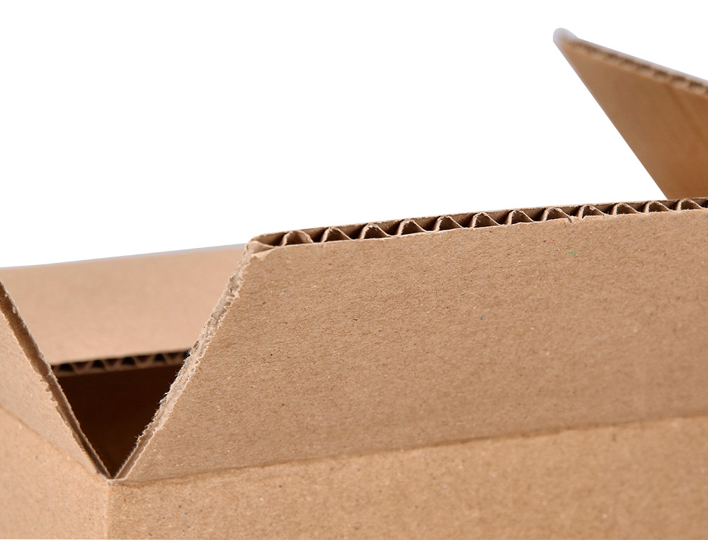 CAJA PARA EMBALAR Q-CONNECT AMERICANA ULTRA RESISTENTE CARTON RECICLADO CANAL DOBLE 7MM COLOR KRAFT 700X440X330 MM