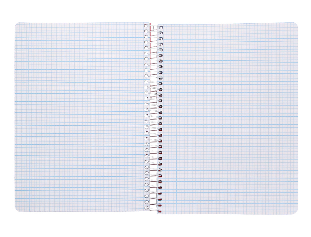 CUADERNO ESPIRAL LIDERPAPEL A5 PAUTAGUIA TAPA PLASTICO 80H 90GR CUADRO PAUTADO 3 MM CON MARGEN COLOR AMARILLO