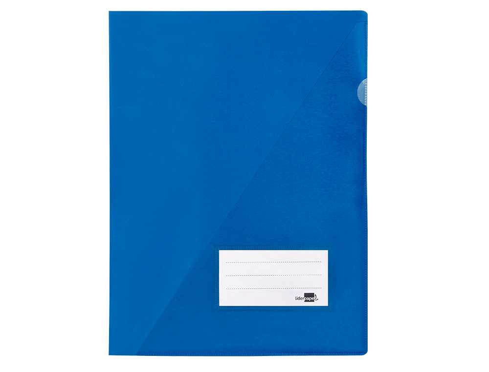 CARPETA LIDERPAPEL DOSSIER A4 UÑERO AZUL