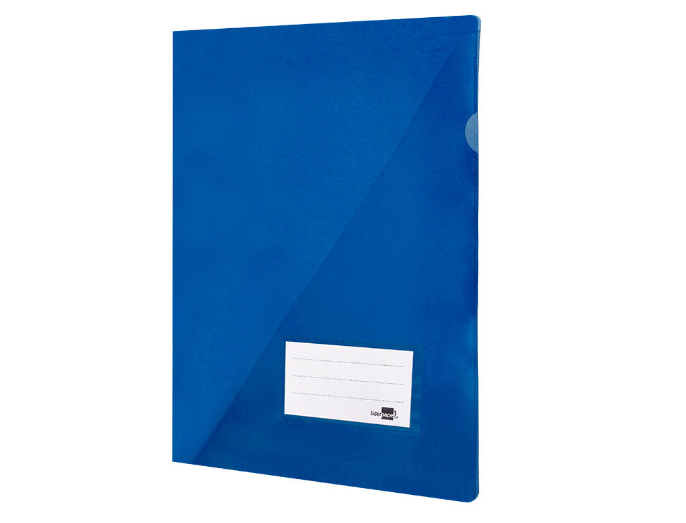 CARPETA LIDERPAPEL DOSSIER A4 UÑERO AZUL