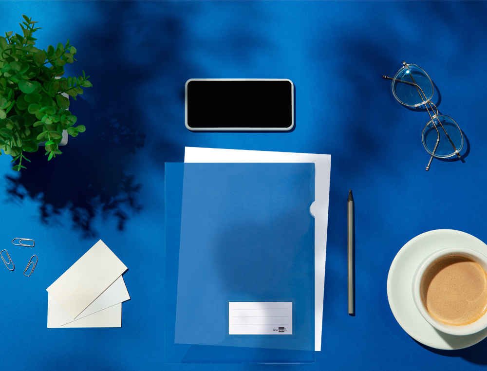 CARPETA LIDERPAPEL DOSSIER A4 UÑERO AZUL