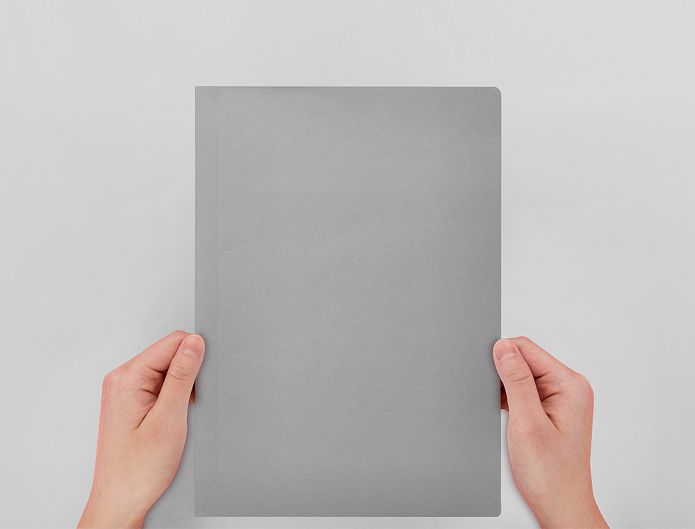 SUBCARPETA LIDERPAPEL FOLIO GRIS 180G/M2
